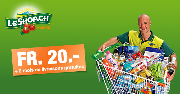 Publicité Facebook pour LeShop.ch