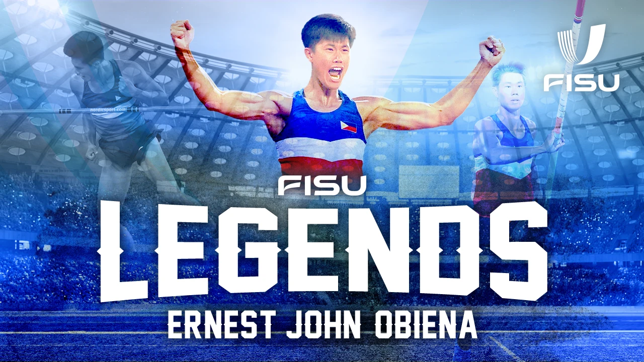 Visuel FISU Legends consacré à EJ Obiena