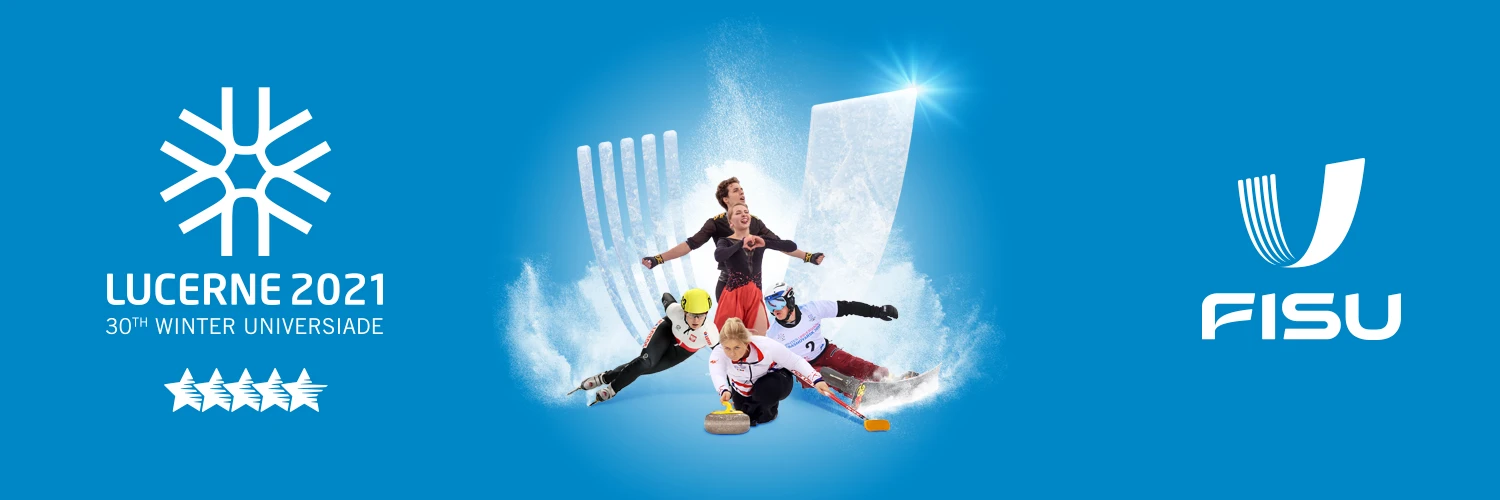 Bannière pour les réseaux sociaux des Jeux d’hiver de Lucerne 2021