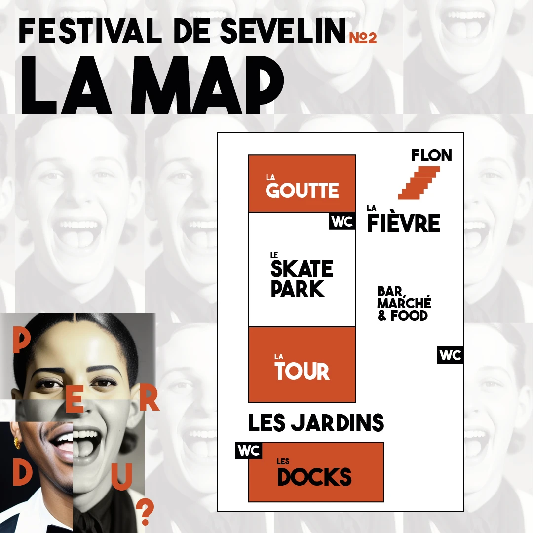 Publication Instagram du Festival de Sévelin : plan du festival